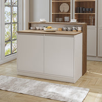 Roomart Kücheninsel, Bartisch, Küchentish - CORTADO - BHT: 120 X 100 X 80 cm