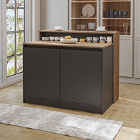 Roomart Kücheninsel, Bartisch, Küchentish - CORTADO - BHT: 120 X 100 X 80 cm
