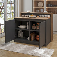 Roomart Kücheninsel, Bartisch, Küchentish - CORTADO - BHT: 120 X 100 X 80 cm