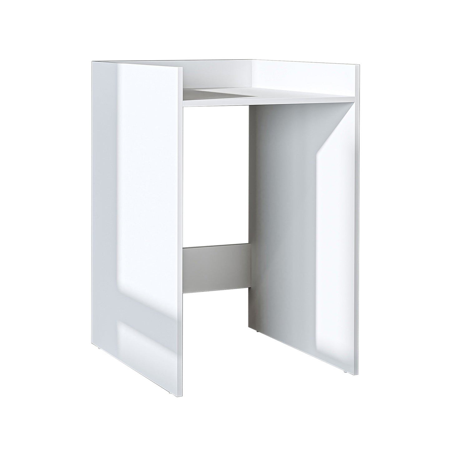 Roomart Waschmaschinenschrank DERIN-I – Waschmaschinen-Überbauschrank  – 65×180×65 cm – Waschküchen- & Hauswirtschaftsschrank – Weiß, Weiß-Eiche, Eiche & Anthrazit-Eiche