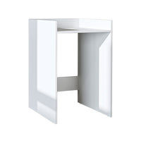 Roomart Waschmaschinenschrank DERIN-I – Waschmaschinen-Überbauschrank  – 65×180×65 cm – Waschküchen- & Hauswirtschaftsschrank – Weiß, Weiß-Eiche, Eiche & Anthrazit-Eiche