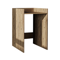 Roomart Waschmaschinenschrank DERIN-I – Waschmaschinen-Überbauschrank  – 65×180×65 cm – Waschküchen- & Hauswirtschaftsschrank – Weiß, Weiß-Eiche, Eiche & Anthrazit-Eiche