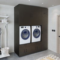 Roomart cajón sobrepuesto para lavadero y cuarto de servicio, en 3 colores, con cajones y estante extraíble, 179 cm de ancho