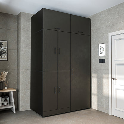 Roomart Waschmaschinenschrank- DORA-I- 130 cm breit – Waschmaschinen- & Trockner-Überbau mit Türen und Ausziehplatte, Bad & Waschküche, 5 Farben