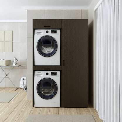 Roomart Waschmaschinenschrank, Trockner auf Waschmaschine • 127 cm breit • In 3 Farben