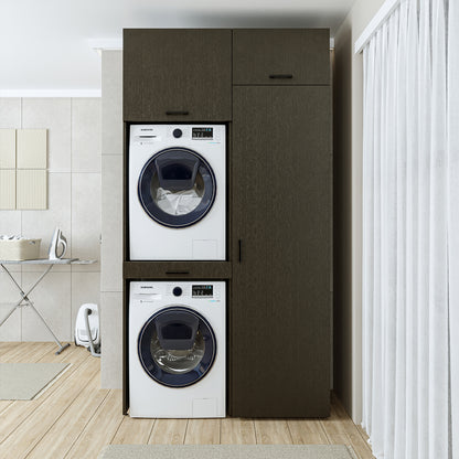 Roomart Waschmaschinenschrank, Trockner auf Waschmaschine • 127 cm breit • In 3 Farben