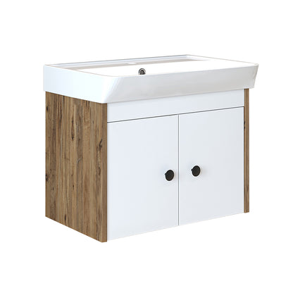 Roomart Badmöbel-Set ADA, 60 cm, mit Keramik-Waschbecken, in 6 Farben
