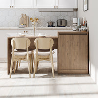 Roomart Küchentish mit Kücheninsel -Esstisch, Küchenschrank "MILANO" BHT: 160 X 85 X 60 cm