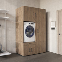 Roomart A3+B1+C60 Waschmaschinenschrank 236 cm – Soft-Close, Stauraum | 3 Farben