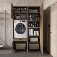 Roomart A3+B1+C60 Waschmaschinenschrank 236 cm – Soft-Close, Stauraum | 3 Farben