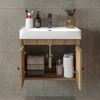 Roomart Badmöbel-Set ADA, 60 cm, mit Keramik-Waschbecken, in 6 Farben