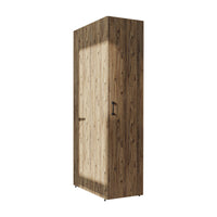 Roomart - DORA Armario alto 45cm ancho - Blanco - Roble blanco - Roble - Roble antracita - armario lavadora, estante lavadora, torre lavadora, armario, blanco, lavadoras, armario bajo, lavadora, secadora, armario hogar, armarios, armario baño, alto