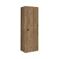 Roomart Bad-Seitenschrank ADA 110 cm – Moderner Bad-Hängeschrank mit Soft-Close – Viel Stauraum – Badezimmer Hochschrank – Weiß, Eiche, Anthrazit oder Schwarz
