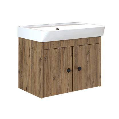Roomart Badmöbel-Set ADA, 60 cm, mit Keramik-Waschbecken, in 6 Farben