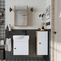 Ensemble de meubles de salle de bain - PUNTO - Meuble sous vasque - Meubles de salle de bain - Gäste WC - armoire de salle de bain, lavabo, meuble de salle de bain, armoire de salle de bain, avec, meuble sous vasque, meuble de salle de bain, ensemble, lavabo, meuble, meuble de salle de bain, salle de bain, armoires de salle de bain, schm