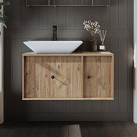 Roomart Zestaw mebli łazienkowych GUSTO-ATL 90 cm - szafka łazienkowa, umywalka, meble łazienkowe, szafka łazienkowa, łazienka, z, szafka podumywalkowa, meble łazienkowe, zestaw, umywalka, meble, meble łazienkowe, łazienka, szafki łazienkowe