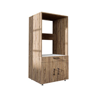 Roomart A3 Waschmaschinenschrank 67 cm – Erhöhung mit Schublade, Ausziehbrett & Stauraum | 3 Farben