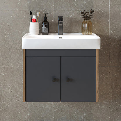 Roomart Badmöbel-Set ADA, 60 cm, mit Keramik-Waschbecken, in 6 Farben