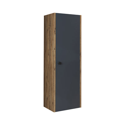 Roomart Seitenschrank „ADA“ – moderner 110 cm Bad-Hängeschrank mit Softclose – in Weiß, Eiche, Anthrazit oder Schwarz