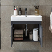 Bathroom furniture set - ADA - Vanity unit with washbasin - Mirror cabinet - Side cabinet - Bathroom furniture - bathroom cabinet, washbasin, bathroom furniture, bathroom cabinet, bathroom, with, vanity unit, bathroom furniture, set, washbasin, furniture, bathroom, bathroom