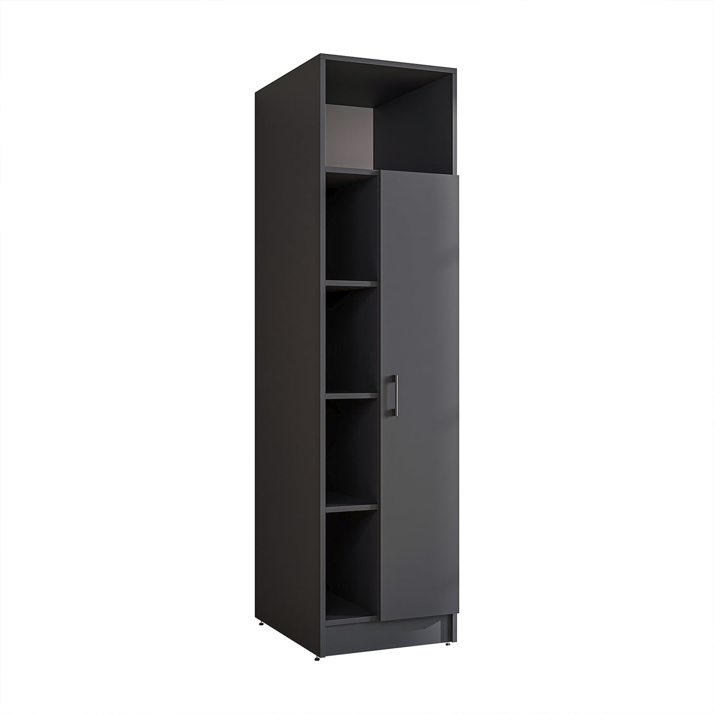 Roomart SERIE 2 Hochschrank 66 cm – 197 cm hoch, Putzschrank & Stauraum | in 2 Farben