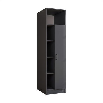 Roomart SERIE 2 Hochschrank 66 cm – 197 cm hoch, Putzschrank & Stauraum | in 2 Farben