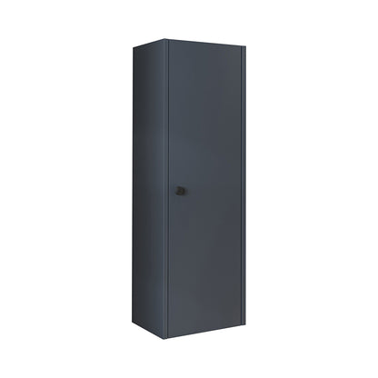 Roomart Bad-Seitenschrank ADA 110 cm – Moderner Bad-Hängeschrank mit Soft-Close – Viel Stauraum – Badezimmer Hochschrank – Weiß, Eiche, Anthrazit oder Schwarz