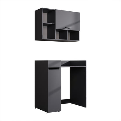 Roomart SERIE 2 Waschmaschinen-Set – Unterschrank & Rollwagen, optional mit Wandschrank | in 2 Farben