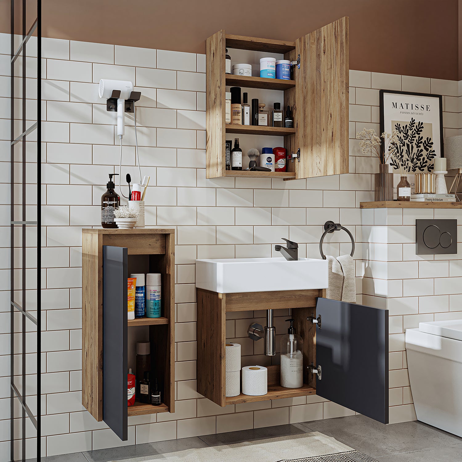 schrank, badezimmer schrank, bathroom cabinet, waschtisch mit unterschrank 60 cm, waschbeckenunterschrank schwarz, badezimmer unterschrank waschbecken, waschbecken schwarz, badezimmer set möbel, badunterschrank waschbecken, badezimmerschrã¤nke, badezimmer hochschrank, waschbecken gäste wc, hochschrank badezimmer, badmöbel für kleine bäder, 