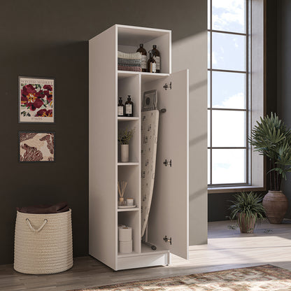 Roomart SERIE 2 Hochschrank 66 cm – 197 cm hoch, Putzschrank & Stauraum | in 2 Farben