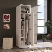 Roomart SERIE 2 Hochschrank 66 cm – 197 cm hoch, Putzschrank & Stauraum | in 2 Farben