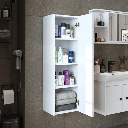 Roomart Badmöbelset ADA – 3-teiliges Badezimmermöbel Set mit Waschbecken, Unterschrank, Spiegelschrank & Seitenschrank – modernes Badmöbel