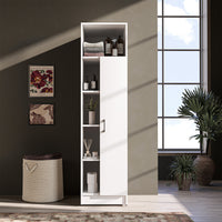Roomart SERIE 2 Hochschrank 66 cm – 197 cm hoch, Putzschrank & Stauraum | in 2 Farben