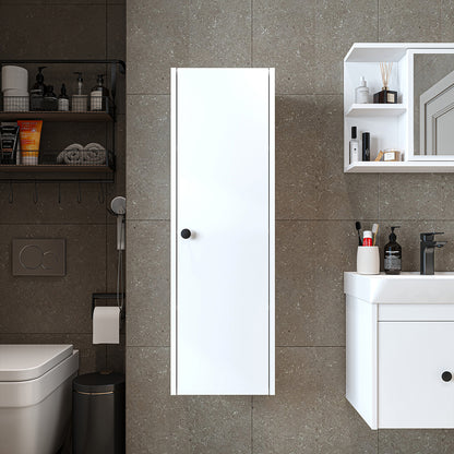 Roomart Seitenschrank „ADA“ – moderner 110 cm Bad-Hängeschrank mit Softclose – in Weiß, Eiche, Anthrazit oder Schwarz