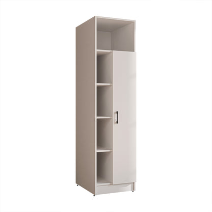 Roomart SERIE 2 Hochschrank 66 cm – 197 cm hoch, Putzschrank & Stauraum | in 2 Farben