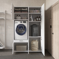 Roomart A3+B1+C60 Waschmaschinenschrank 236 cm – Soft-Close, Stauraum | 3 Farben
