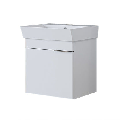 Roomart Badmöbel LYCIA 50 cm – Waschbeckenunterschrank mit Keramik-Waschbecken – Waschtischunterschrank für Badezimmer – Modernes Badmöbel mit Stauraum – 4 Farben