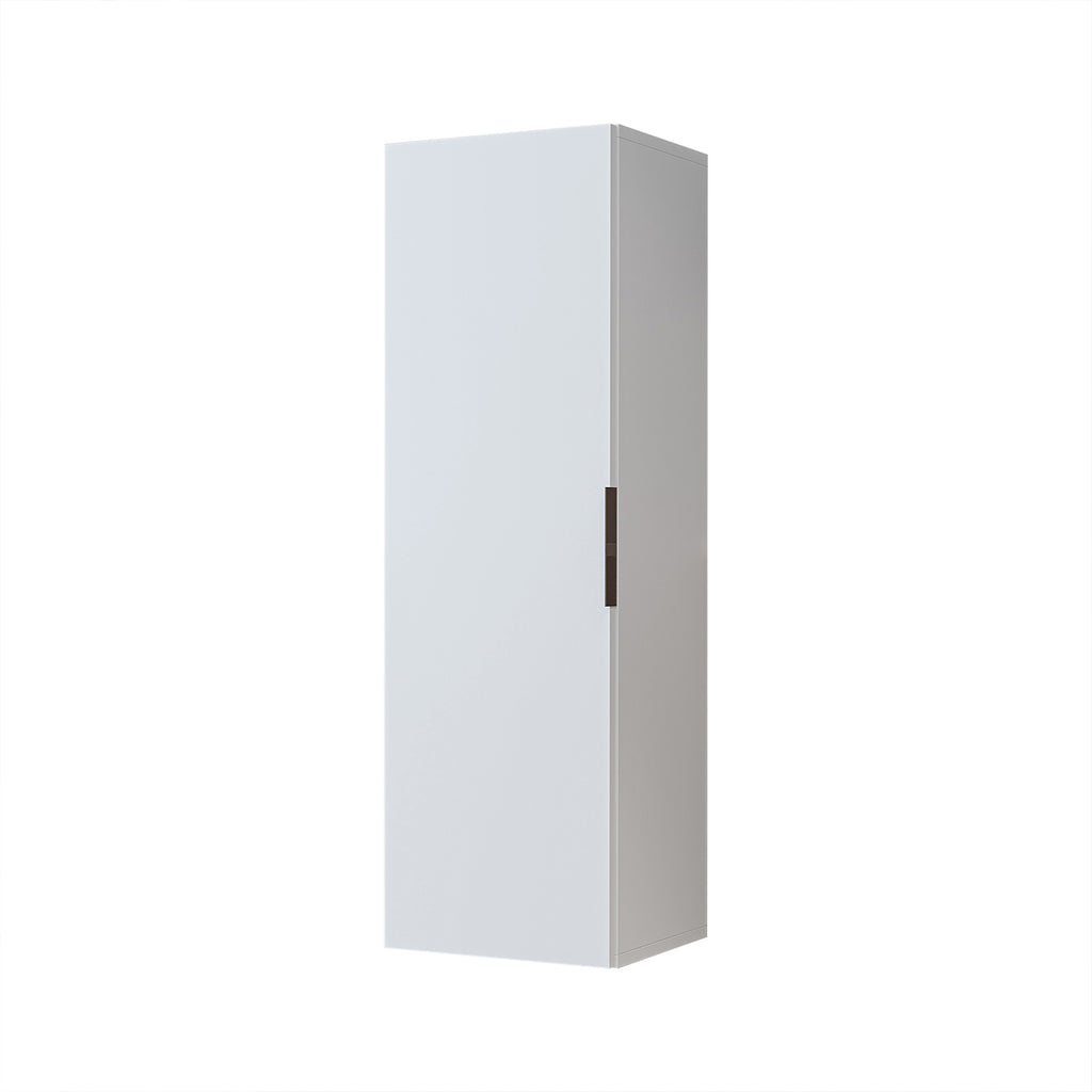 Roomart Badmöbel Set LYCIA 82 cm – 4-teiliges Badezimmermöbel-Set mit Keramik-Waschbecken, Spiegelschrank & Seitenschrank – Badmöbel in 4 Farben