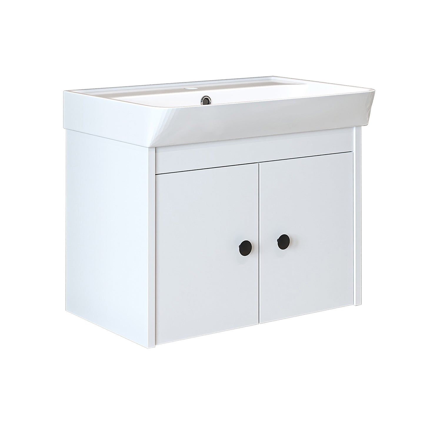Roomart Badmöbel-Set ADA, 60 cm, mit Keramik-Waschbecken, in 6 Farben