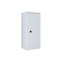 Roomart armario lateral "Punto" - moderno, compacto armario de pared para baño de 70 cm con cierre suave - en blanco, roble blanco, roble o roble antracita - armario de pared, pared, armario alto, armario alto blanco, 60 cm de ancho, cocina, lavadero, salón, estrecho, 40 cm de ancho