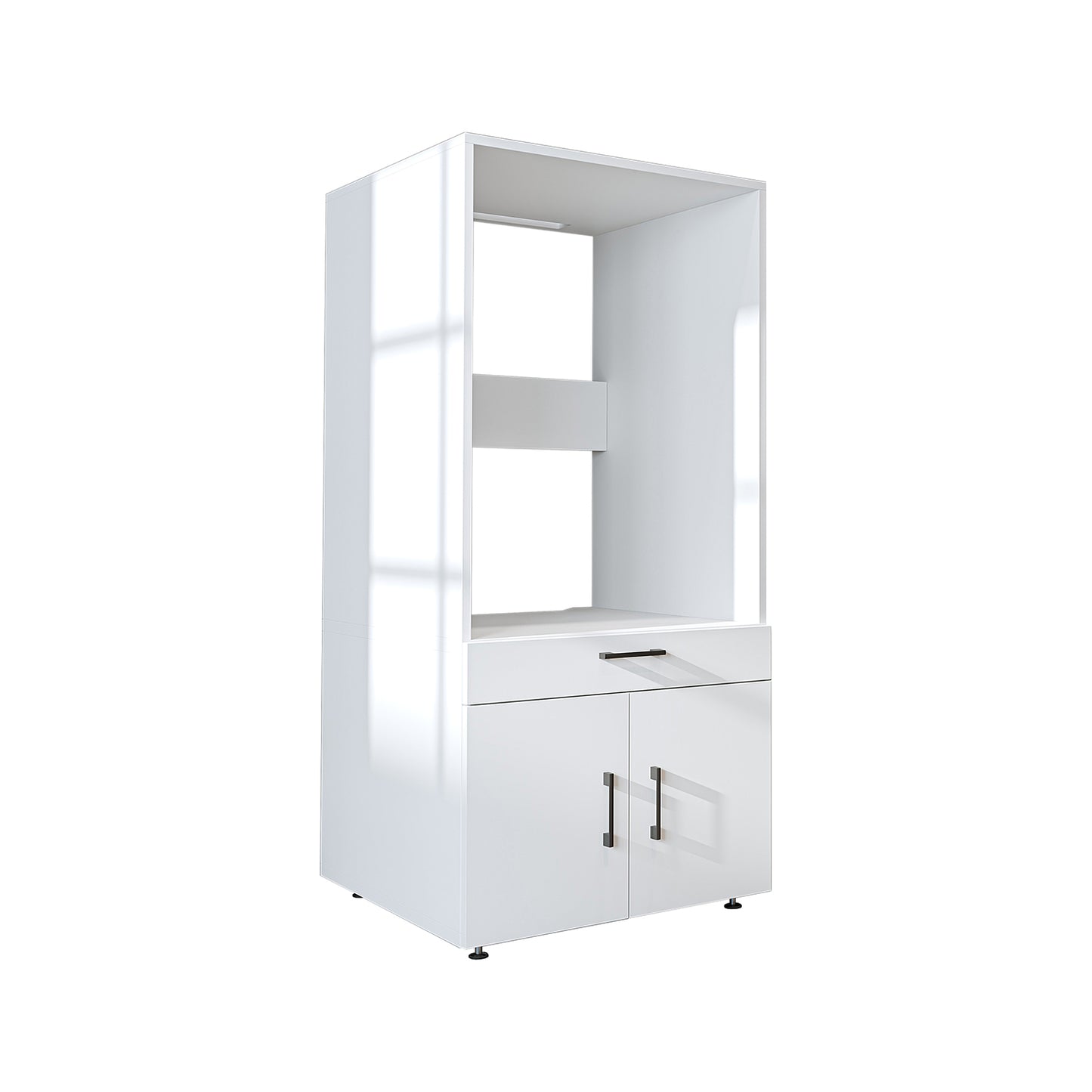 Roomart A3 Waschmaschinenschrank 67 cm – Erhöhung mit Schublade, Ausziehbrett & Stauraum | 3 Farben