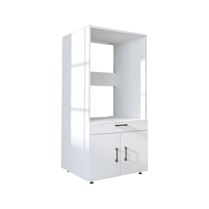 Roomart A3 Waschmaschinenschrank 67 cm – Erhöhung mit Schublade, Ausziehbrett & Stauraum | 3 Farben