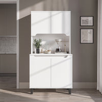 Roomart Küchenschrank DEFNE, 182 cm, mit offener Nische für Kaffeemaschine, in 5 Farben