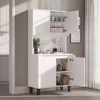 Roomart Küchenschrank DEFNE, 182 cm, mit offener Nische für Kaffeemaschine, in 5 Farben