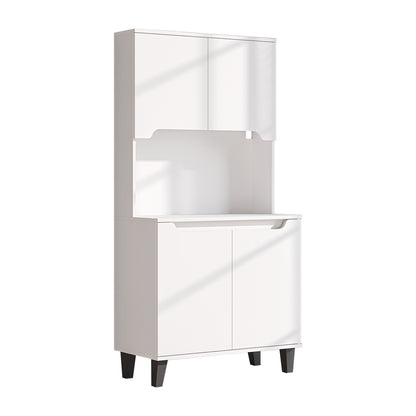 Roomart Küchenschrank DEFNE, 182 cm, mit offener Nische für Kaffeemaschine, in 5 Farben