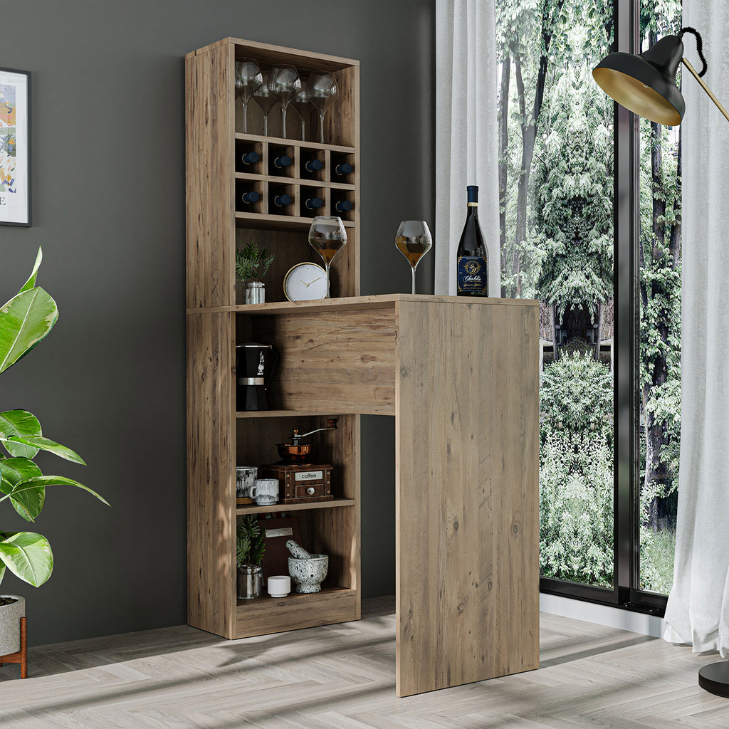 Roomart Bartisch DUBLIN, Bistrotisch, Küchentisch - BHT: 180 X 120 X 50 cm