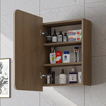 Roomart Badmöbel Set LYCIA 50 cm – 4-teiliges Badezimmermöbel-Set mit Keramik-Waschbecken, Spiegelschrank & Seitenschrank – Badmöbel in 4 Farben