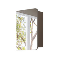 Roomart Bad Spiegelschrank LYCIA 45 cm – Badezimmerspiegel mit Stauraum, für Bad & Gäste-WC, in 4 Farben