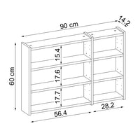 Roomart Badezimmerspiegelschrank "Gusto“ – 75/90/105 cm – in Weiß oder Eiche – moderner Badschrank mit Spiegel Roomart Badezimmerspiegelschrank "Gusto“ – 75/90/105 cm – in Weiß oder Eiche – moderner Badschrank mit Spiegel-  badezimmerspiegelschrank, mirro
