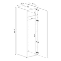 oneconcept, washing machine cabinet, stacking, washing machine cabinet, frame, over, drip tray, underframe, washing machine rack, intermediate frame, anti-slip mat, connecting frame, universal, vibration damper, return, buy, on, place, vibration damper, underframe, on top of each other, stable, detergent organizer, refrigerator, elevation, washing machine underframe, pedestal, drawer, drawers, 